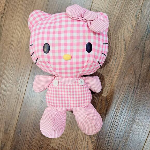 Vintage Gingham Hello Kitty plush - Picture 1 of 1